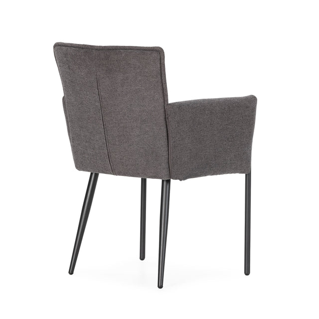 Sillón Vesta Gris oscuro, detalle del diseño