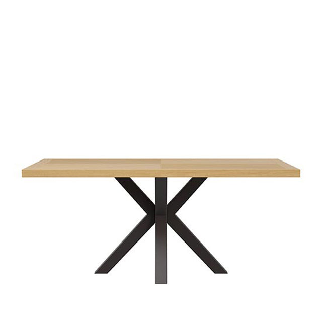 Mesa de Comedor Elaine Fija Roble y Metal | vista principal | Somcasa Vlc | 00MS215714