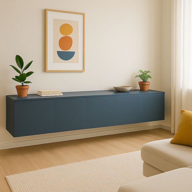 Mueble TV Nolla 250 Personalizable con esquemas y colores vista principal de estilo nórdico