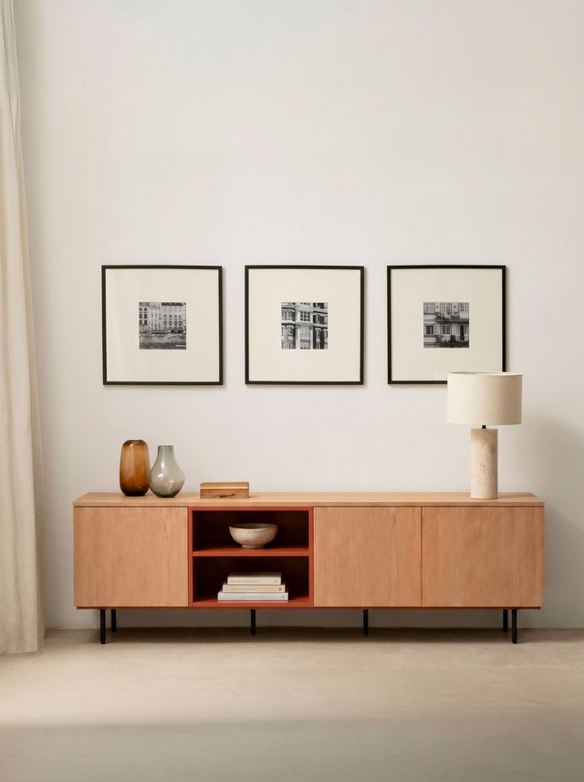 TV Unit Nolla 200 Terracotta Y Madera