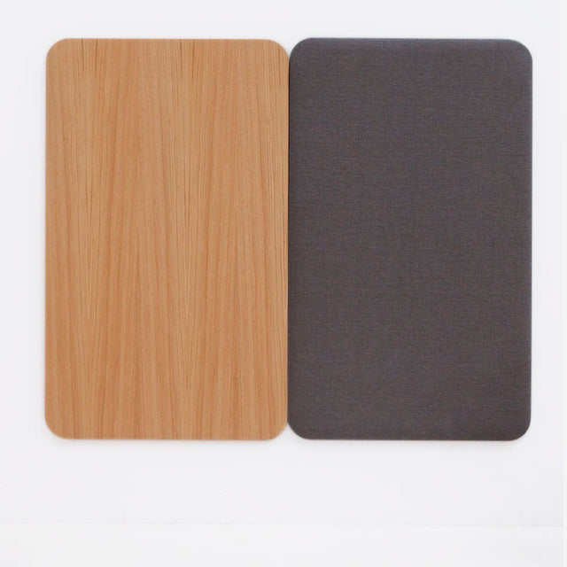 Cabecero modular 140cm Roble - Tapizado Grafito - Libra 52 Slowdeco