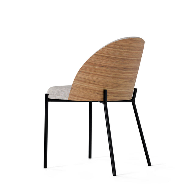 Pack de 4 sillas de comedor Casandra taupe