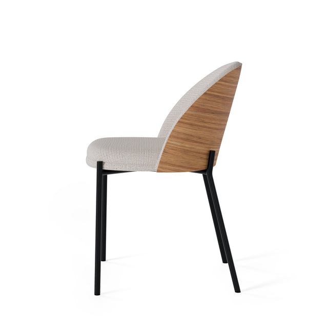 Pack de 4 sillas de comedor Casandra taupe