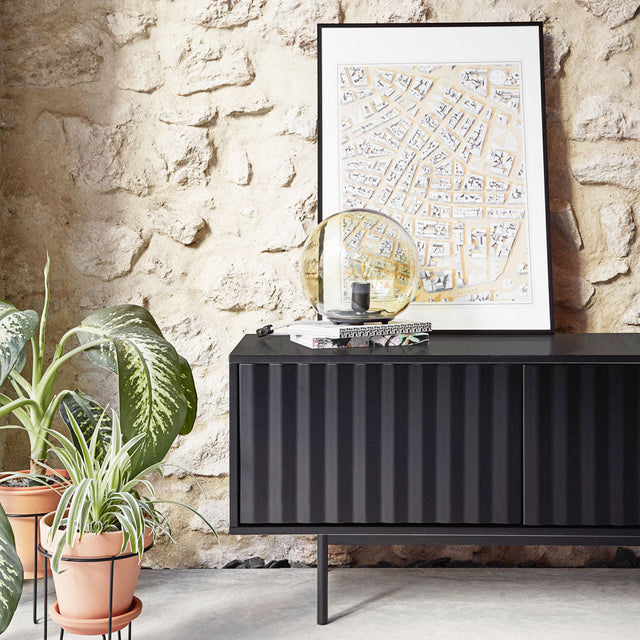 Mueble TV Sierra 140 en ambiente de estilo nórdico
