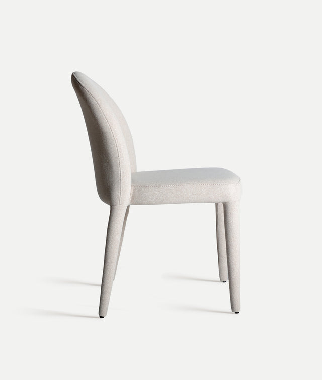 Silla Tapizada Dizier Blanco Roto