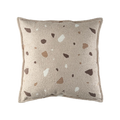 Mueble Cojín Cuadrado de Bouclé & Chenilla Terrazo Beige con acabado beige vista principal de estilo nórdico