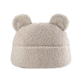 Mueble Cojín con Bolsillo Oso de Peluche Beige con acabado beige vista principal de estilo nórdico