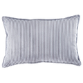 Mueble Cojín Rectangular de Pana Azul vista principal de estilo nórdico