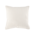 Mueble Cojín Cuadrado de Pana Blanca Crema con acabado crema vista principal de estilo nórdico