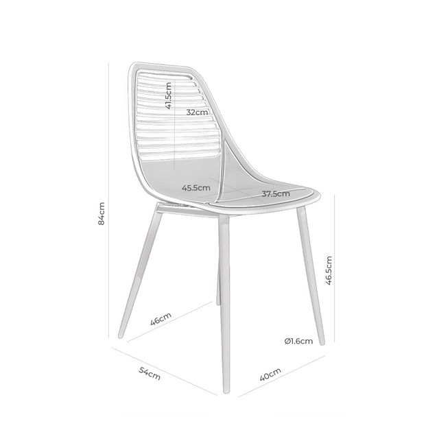 Silla Leia Verde | detalle de materiales | Somcasa Vlc | 00SL114228 | imagen 7
