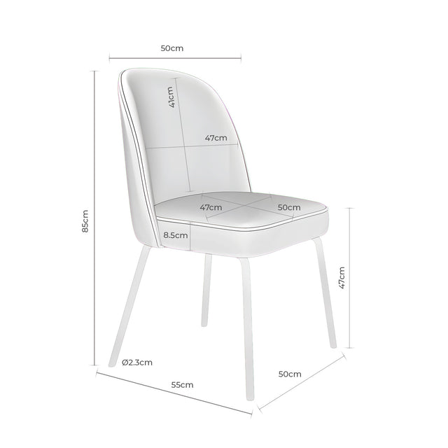Silla Maxime Gris claro | detalle de materiales | Somcasa Vlc | 00SL120921 | imagen 7