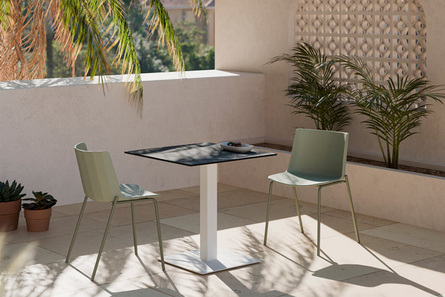 Mesa Samira Cuadrada Negro/Blanco 70 × 70 cm de Somcasa Vlc - imagen 7