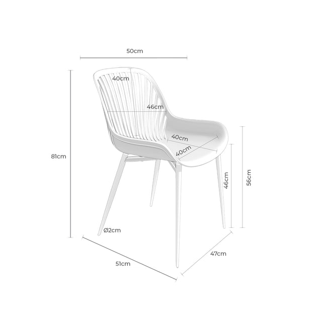Silla Rania Negro | detalle de materiales | Somcasa Vlc | 00SL117001 | imagen 7