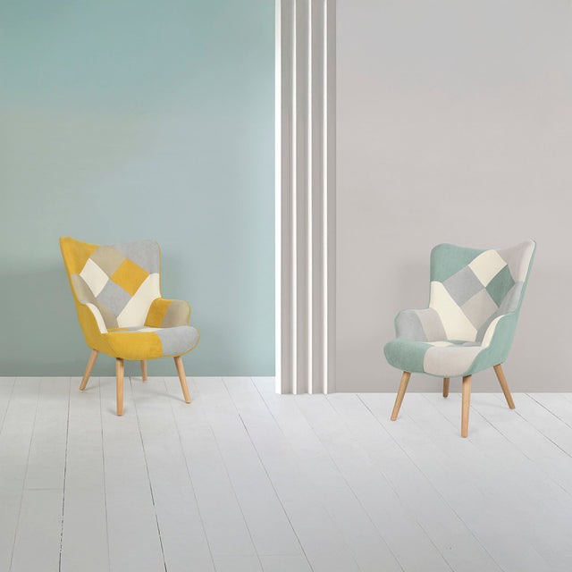 Butaca Florida Patchwork Menta de Somcasa Vlc - imagen 6