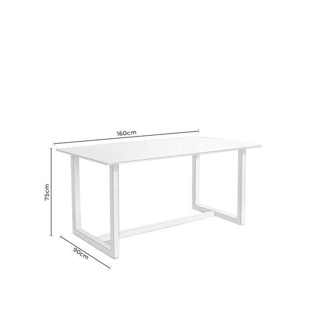 Mesa Audrey Negro 160 cm de Somcasa Vlc - imagen 5