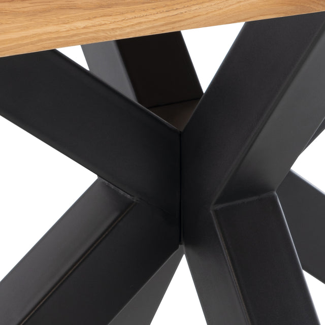 Mesa de Comedor Grace Roble y Metal | detalle de diseño | Somcasa Vlc | 00MS207507 | imagen 3