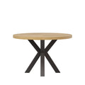 Mesa Beverly Red Roble y Metal | vista principal | Somcasa Vlc | 00MS215014
