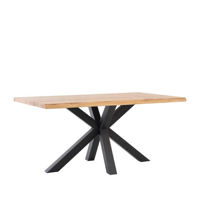 Mesa Grace 160 cm Natural/Negro de Somcasa Vlc