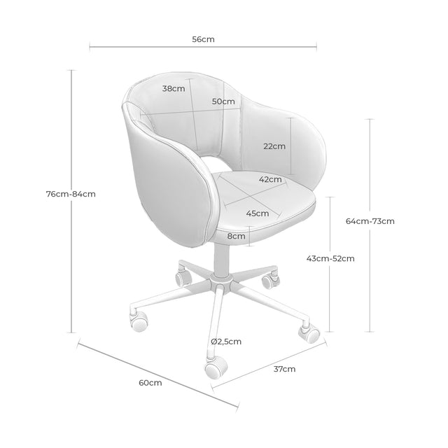 Silla Oficina Tallin Beige | imagen de ambiente | Somcasa Vlc | 00OF101825 | imagen 6