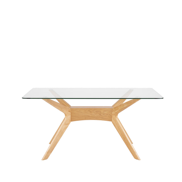 Mesa de Comedor Della Roble y Vidrio | detalle de diseño | Somcasa Vlc | 00MS208844 | imagen 3