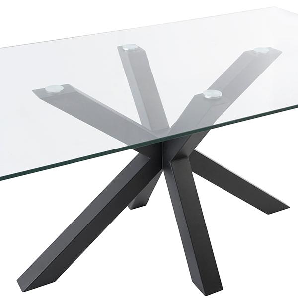 Mesa de Comedor Demi Metal y Vidrio | vista secundaria | Somcasa Vlc | 00MS209207 | imagen 2