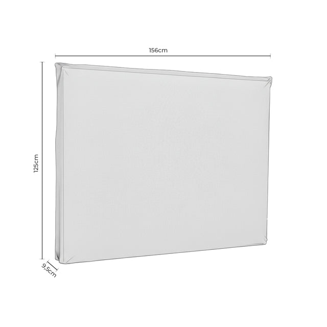 Cabezal Abrego 135/140 Tapizado Beige | detalle de acabado | Somcasa Vlc | 00MB400225 | imagen 5