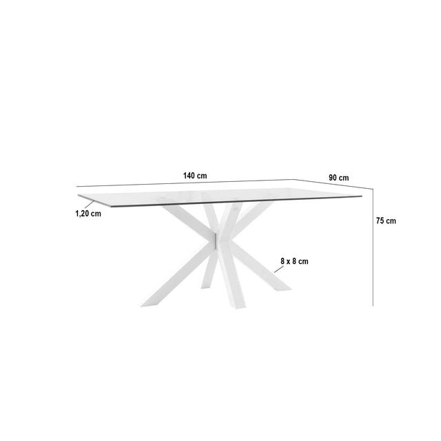 Mesa Demi Vidrio | detalle de diseño | Somcasa Vlc | 00MS209437 | imagen 3