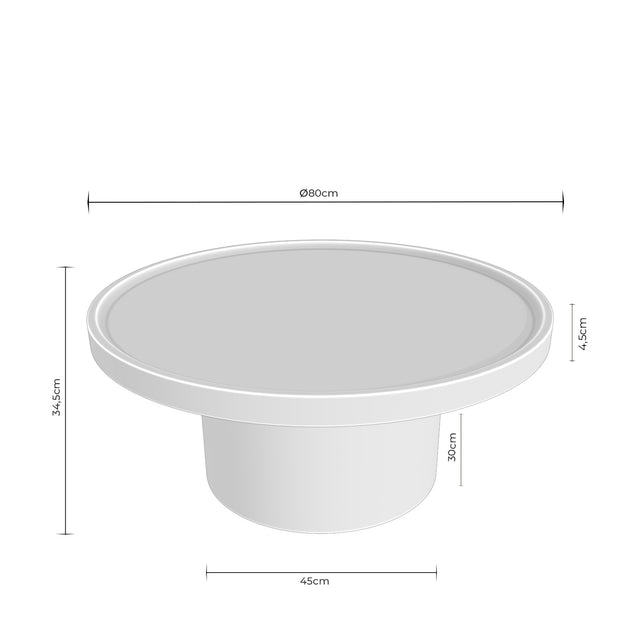 Mesa de centro Warren 80 cm Verde de Somcasa Vlc - imagen 5