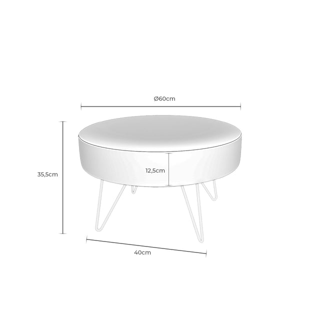 Puff Aron Beige | imagen de ambiente | Somcasa Vlc | 00PF202725 | imagen 6
