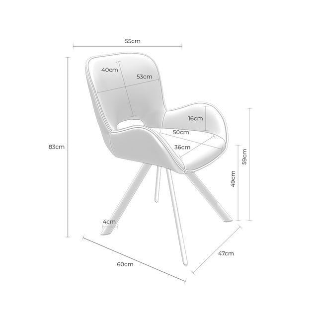 Silla Astrid Beige | detalle de materiales | Somcasa Vlc | 00SL117925 | imagen 7