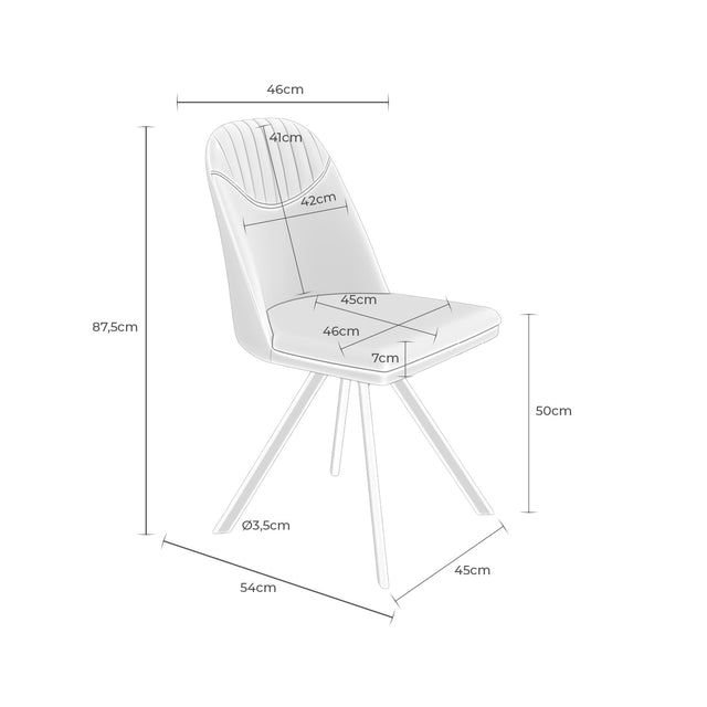Silla Cris Beige | imagen de ambiente | Somcasa Vlc | 00SL101525 | imagen 6