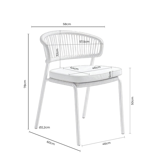 Silla Palmira Gris | detalle de acabado | Somcasa Vlc | 00SL500322 | imagen 5