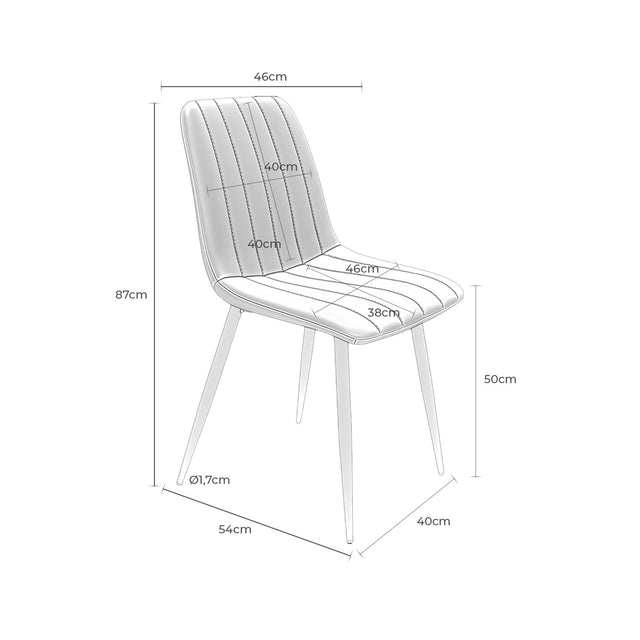 Silla Xena Dark Gris | imagen de ambiente | Somcasa Vlc | 00SL106922 | imagen 6