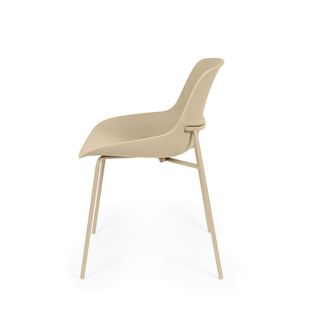 Silla Diletta Beige | vista lateral | Somcasa Vlc | 00SL122425 | imagen 4