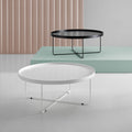 Mesa de centro Bruno Blanco 89.5 × 89.5 cm de Somcasa Vlc