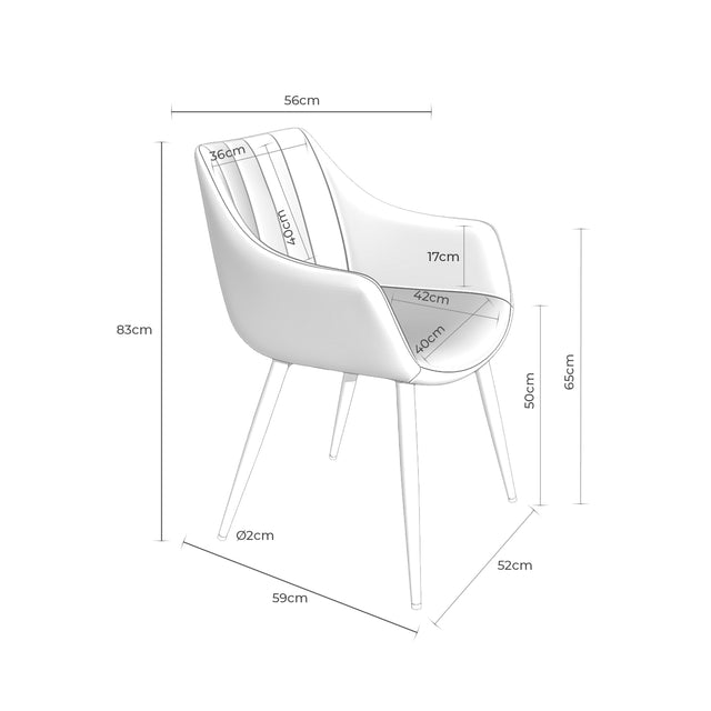 Silla Fiona Beige | imagen de ambiente | Somcasa Vlc | 00SL106825 | imagen 6