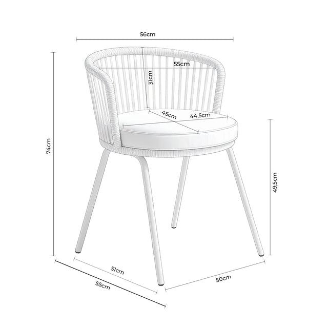 Silla Vilma Beige | imagen de ambiente | Somcasa Vlc | 00SL500125 | imagen 6