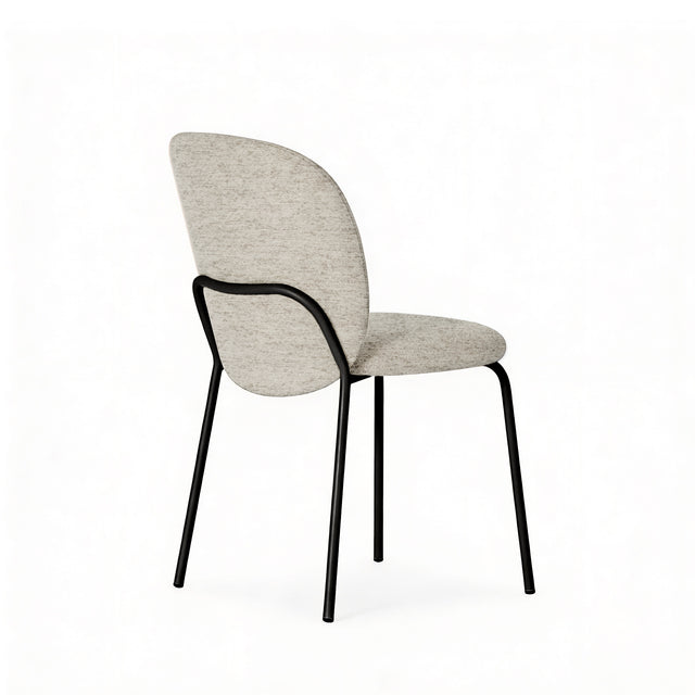 Silla Riona Negra Gris con Patas negras | vista principal | Somcasa Vlc | 00SL128021