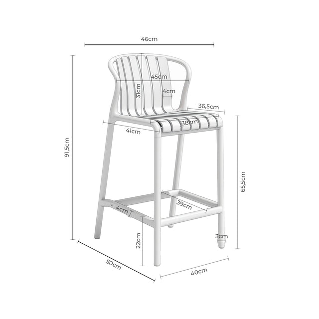 Taburete Bajo Bastian Blanco | detalle de materiales | Somcasa Vlc | 00SL124802 | imagen 7