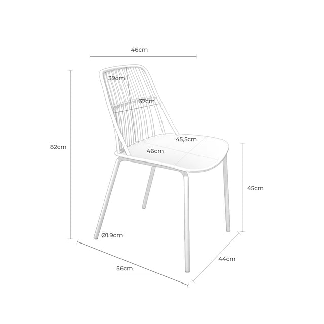 Silla Nerina Beige | imagen de ambiente | Somcasa Vlc | 00SL115425 | imagen 6