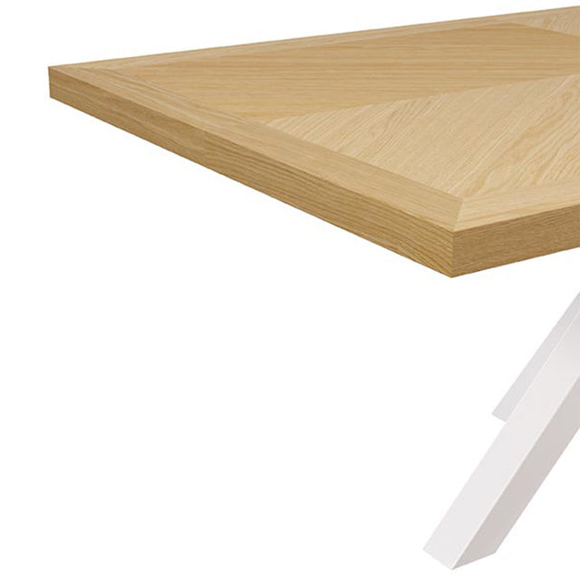 Mesa de Comedor Elaine Fija Roble y Metal | detalle de diseño | Somcasa Vlc | 00MS215924 | imagen 3