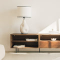 Mesa Lámpara Sobremesa Toscana vista principal de estilo nórdico