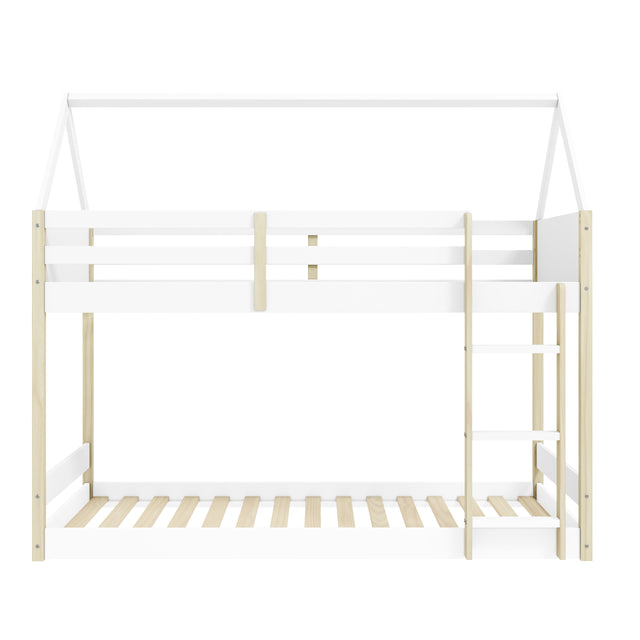 Litera Infantil Casita Sila 200 Blanco & Pino