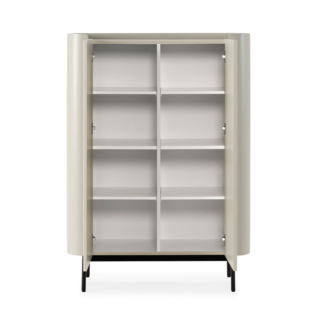 Mueble Auxiliar Willa 100 Crema, vista lateral