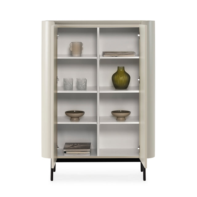 Mueble Auxiliar Willa 100 Crema, detalle del acabado