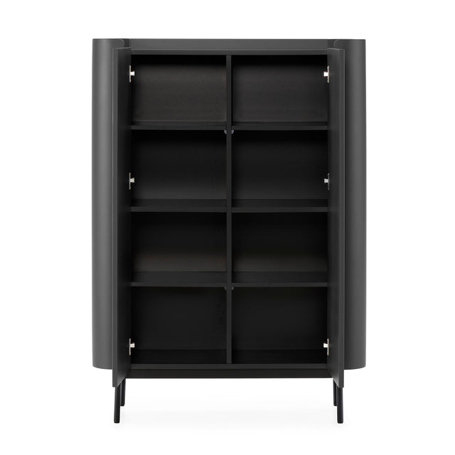 Mueble Auxiliar Willa 100 Negro, vista lateral