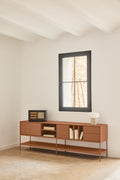 Mueble TV Platt 220 Arcilla vista principal de estilo nórdico