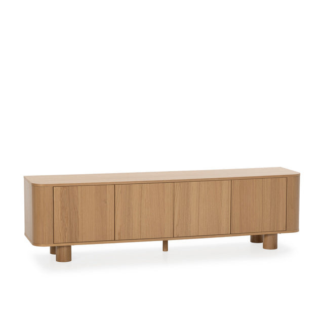 Mueble TV Padoc 180 Roble, vista lateral