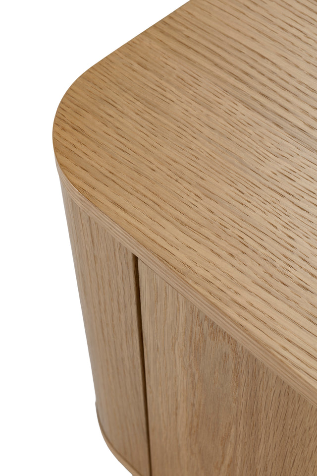 Mueble TV Padoc 180 Roble, detalle del acabado