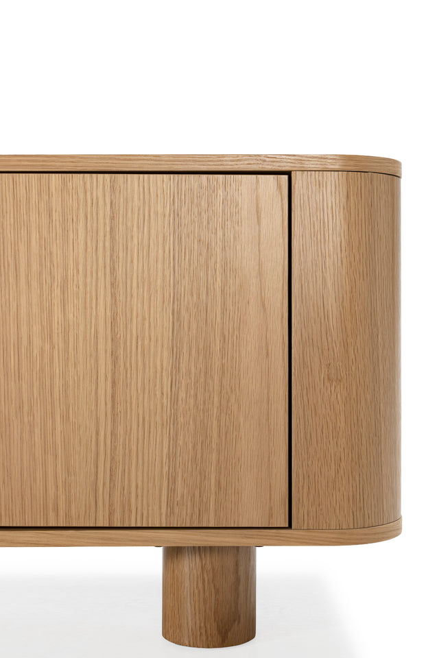 Mueble TV Padoc 180 Roble, detalle del diseño